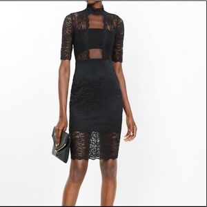 NWT Express mock neck sheath dress